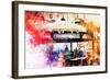 NYC Watercolor Collection - Union Square Station-Philippe Hugonnard-Framed Art Print