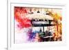 NYC Watercolor Collection - Union Square Station-Philippe Hugonnard-Framed Art Print