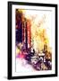 NYC Watercolor Collection - Urban Atmosphere-Philippe Hugonnard-Framed Art Print