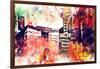 NYC Watercolor Collection - Urban Signs-Philippe Hugonnard-Framed Art Print