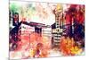 NYC Watercolor Collection - Urban Signs-Philippe Hugonnard-Mounted Art Print