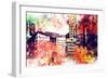 NYC Watercolor Collection - Urban Signs-Philippe Hugonnard-Framed Premium Giclee Print