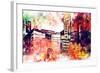 NYC Watercolor Collection - Urban Signs-Philippe Hugonnard-Framed Art Print