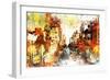 NYC Watercolor Collection - Urban Street-Philippe Hugonnard-Framed Art Print