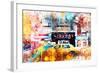 NYC Watercolor Collection - Urban Taxi-Philippe Hugonnard-Framed Art Print