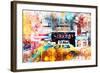 NYC Watercolor Collection - Urban Taxi-Philippe Hugonnard-Framed Art Print