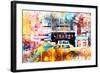 NYC Watercolor Collection - Urban Taxi-Philippe Hugonnard-Framed Art Print