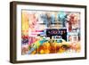 NYC Watercolor Collection - Urban Taxi-Philippe Hugonnard-Framed Art Print