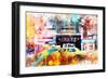 NYC Watercolor Collection - Urban Taxi-Philippe Hugonnard-Framed Art Print