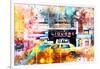 NYC Watercolor Collection - Urban Taxi-Philippe Hugonnard-Framed Art Print