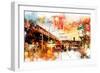 NYC Watercolor Collection - Urban Traffic-Philippe Hugonnard-Framed Premium Giclee Print
