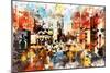 NYC Watercolor Collection - Vision-Philippe Hugonnard-Mounted Art Print