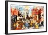 NYC Watercolor Collection - Vision-Philippe Hugonnard-Framed Art Print