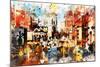 NYC Watercolor Collection - Vision-Philippe Hugonnard-Mounted Art Print