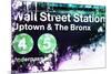 NYC Watercolor Collection - Wall Street Station-Philippe Hugonnard-Mounted Art Print