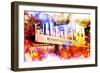 NYC Watercolor Collection - Winter Garden-Philippe Hugonnard-Framed Premium Giclee Print