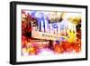 NYC Watercolor Collection - Winter Garden-Philippe Hugonnard-Framed Premium Giclee Print