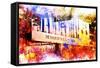 NYC Watercolor Collection - Winter Garden-Philippe Hugonnard-Framed Stretched Canvas