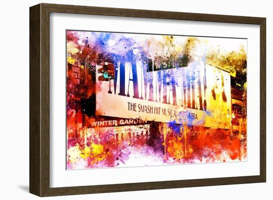 NYC Watercolor Collection - Winter Garden-Philippe Hugonnard-Framed Art Print