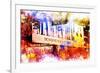 NYC Watercolor Collection - Winter Garden-Philippe Hugonnard-Framed Art Print