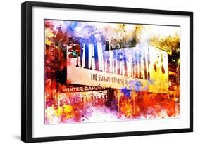 NYC Watercolor Collection - Winter Garden-Philippe Hugonnard-Framed Art Print