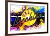 NYC Watercolor Collection - Yellow Brooklyn-Philippe Hugonnard-Framed Art Print