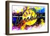 NYC Watercolor Collection - Yellow Brooklyn-Philippe Hugonnard-Framed Premium Giclee Print