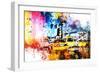 NYC Watercolor Collection - Yellow Taxis-Philippe Hugonnard-Framed Premium Giclee Print