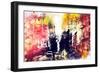 NYC Watercolor Collection - Yellow Touch-Philippe Hugonnard-Framed Art Print