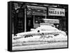 NYC Yellow Cab Buried in Snow-Philippe Hugonnard-Framed Stretched Canvas