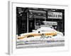 NYC Yellow Cab Buried in Snow-Philippe Hugonnard-Framed Photographic Print