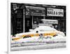NYC Yellow Cab Buried in Snow-Philippe Hugonnard-Framed Photographic Print