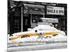 NYC Yellow Cab Buried in Snow-Philippe Hugonnard-Mounted Photographic Print