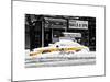 NYC Yellow Cab Buried in Snow-Philippe Hugonnard-Mounted Art Print
