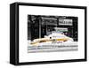 NYC Yellow Cab Buried in Snow-Philippe Hugonnard-Framed Stretched Canvas