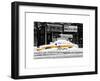 NYC Yellow Cab Buried in Snow-Philippe Hugonnard-Framed Art Print