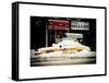 NYC Yellow Cab Buried in Snow-Philippe Hugonnard-Framed Stretched Canvas