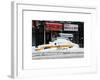 NYC Yellow Cab Buried in Snow-Philippe Hugonnard-Framed Art Print