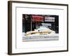 NYC Yellow Cab Buried in Snow-Philippe Hugonnard-Framed Art Print