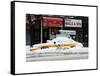 NYC Yellow Cab Buried in Snow-Philippe Hugonnard-Framed Stretched Canvas