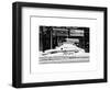 NYC Yellow Cab Buried in Snow-Philippe Hugonnard-Framed Art Print