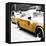 NYC Yellow Cab in the Snow-Philippe Hugonnard-Framed Stretched Canvas