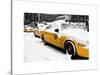 NYC Yellow Cab in the Snow-Philippe Hugonnard-Stretched Canvas