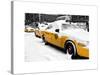 NYC Yellow Cab in the Snow-Philippe Hugonnard-Stretched Canvas