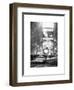 NYC Yellow Taxi at Times Square during a Snowstorm by Night-Philippe Hugonnard-Framed Art Print