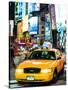 NYC Yellow Taxis / Cabs in Times Square by Night - Manhattan - New York City - United States-Philippe Hugonnard-Stretched Canvas
