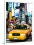 NYC Yellow Taxis / Cabs in Times Square by Night - Manhattan - New York City - United States-Philippe Hugonnard-Framed Photographic Print