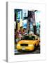 NYC Yellow Taxis / Cabs in Times Square by Night - Manhattan - New York-Philippe Hugonnard-Stretched Canvas