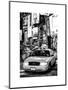 NYC Yellow Taxis / Cabs in Times Square by Night - Manhattan - New York-Philippe Hugonnard-Mounted Art Print