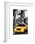 NYC Yellow Taxis / Cabs in Times Square by Night - Manhattan - New York-Philippe Hugonnard-Framed Art Print